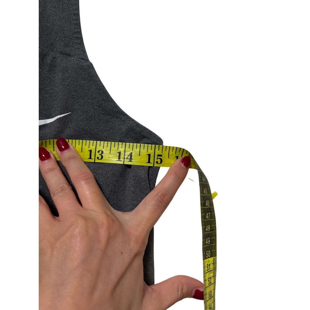 Nike Dri-FIT Gray Racerback Tank Top M - Picture 3 of 7